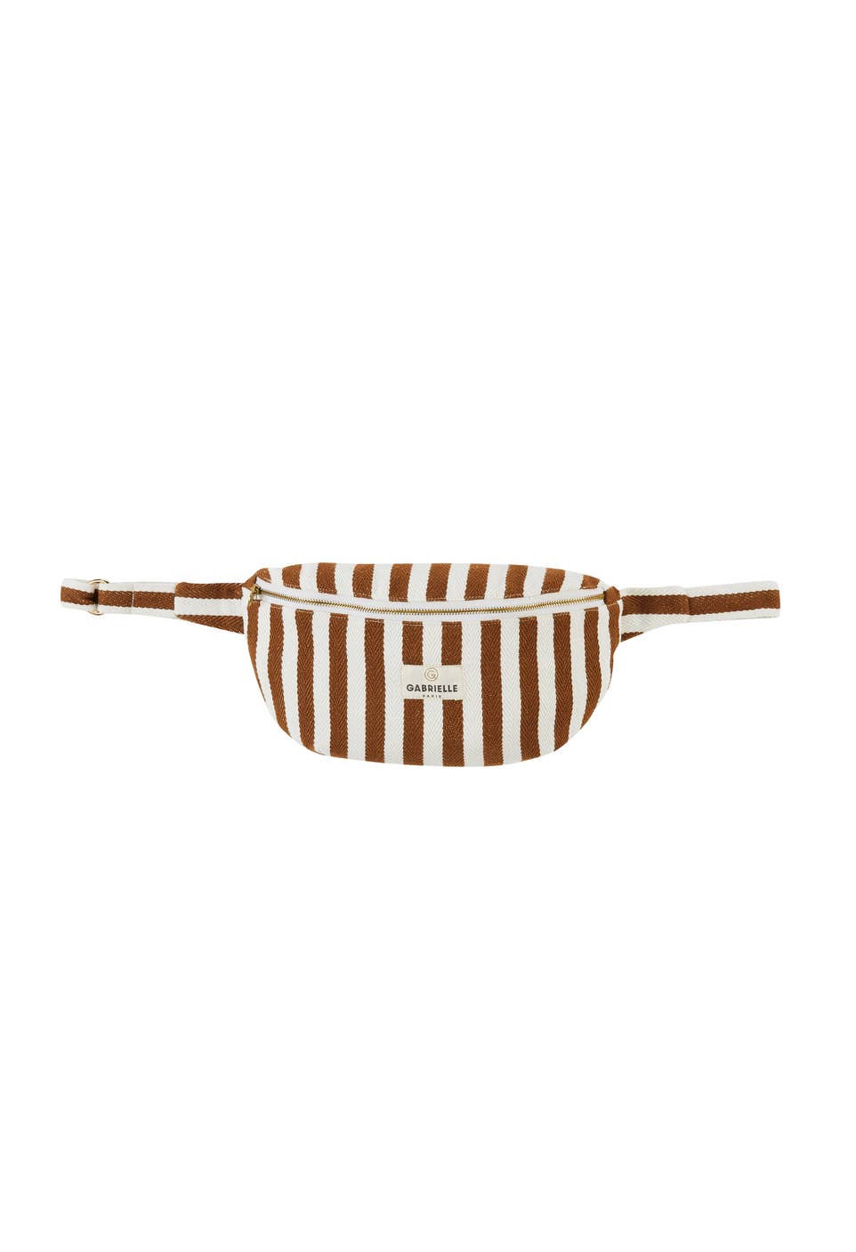 Gabrielle Paris Moka Stripes katoenen heuptasje