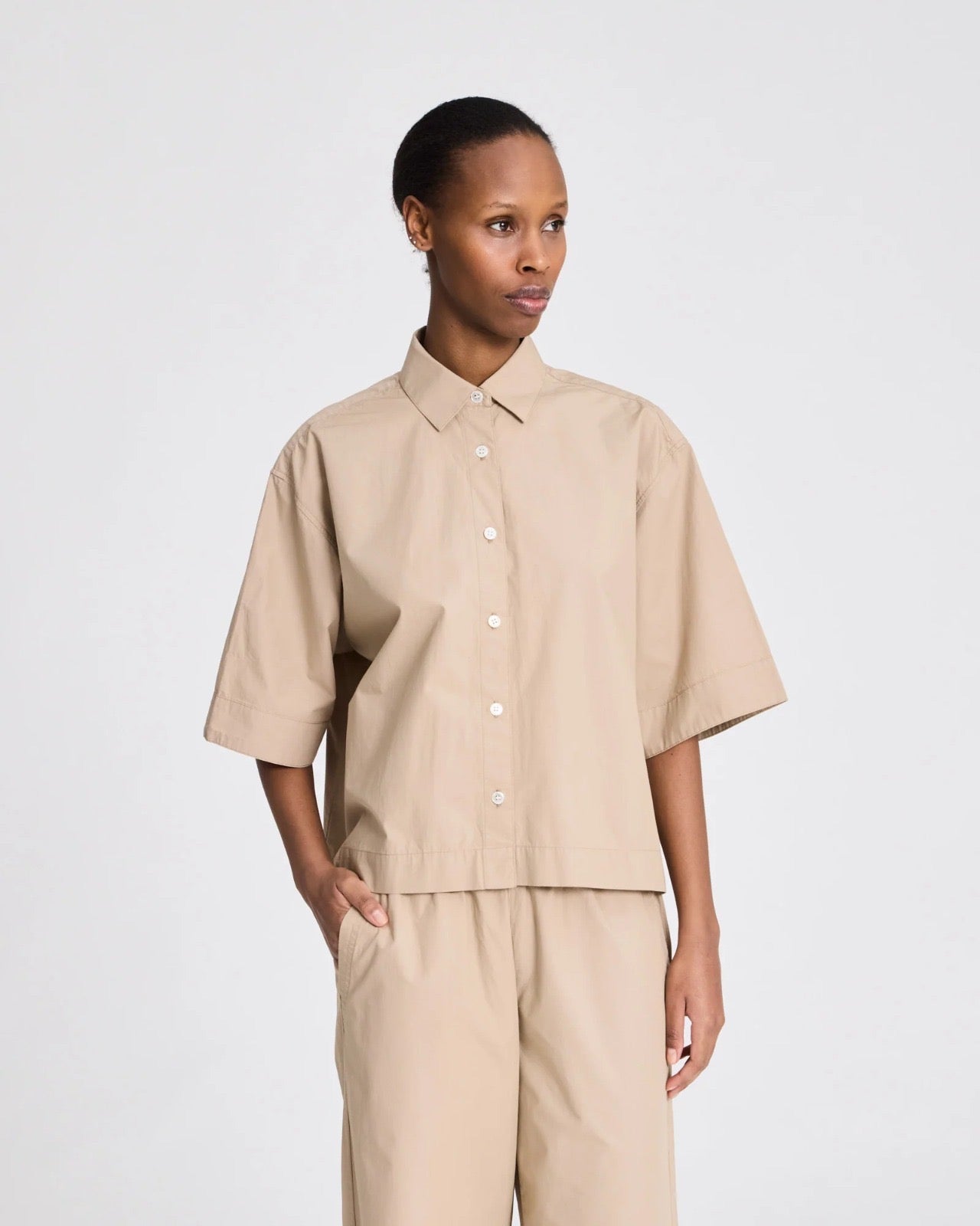 Gai + Lisva Astrid S/S Poplin Shirt