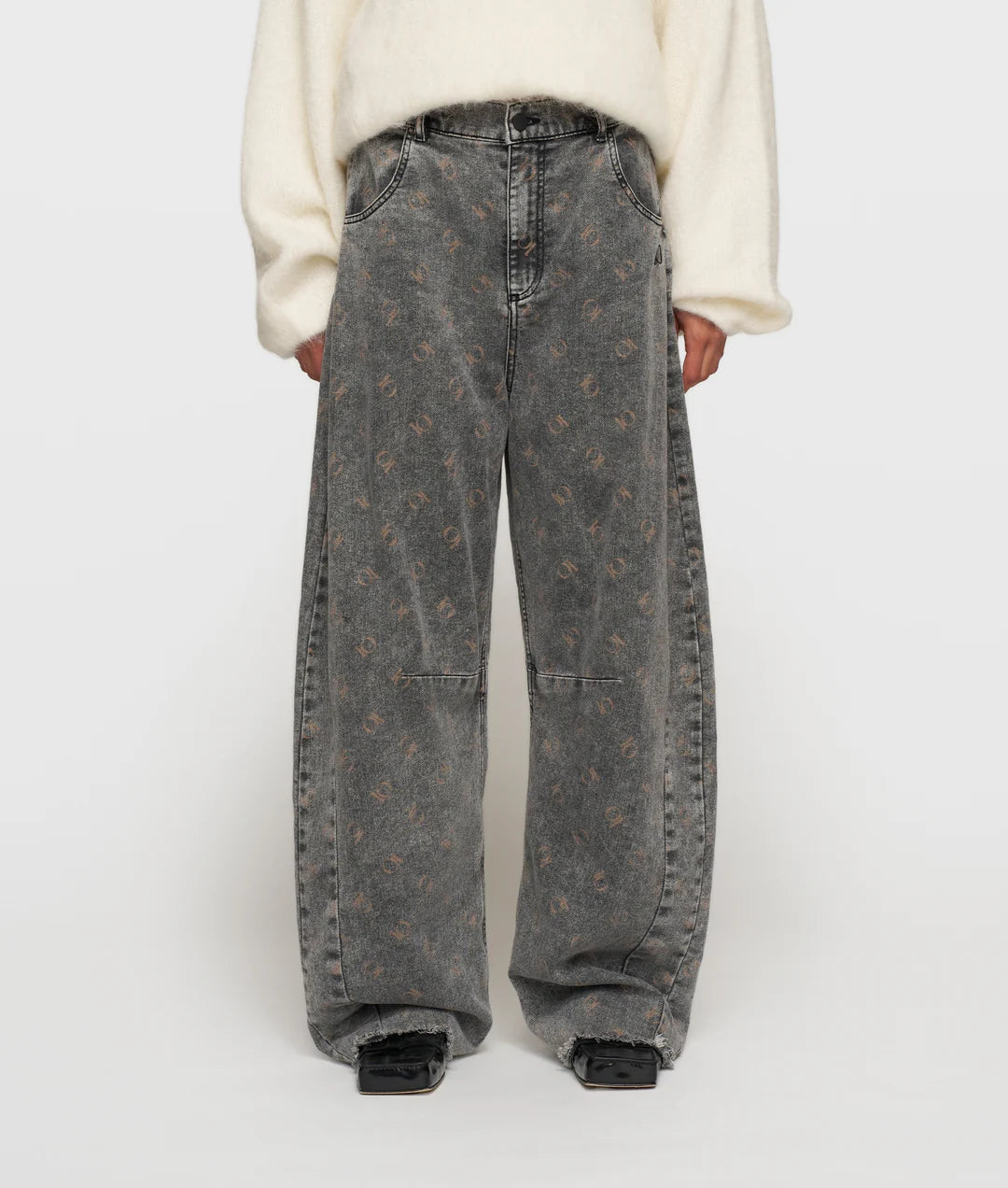 10 Days western pants monogram