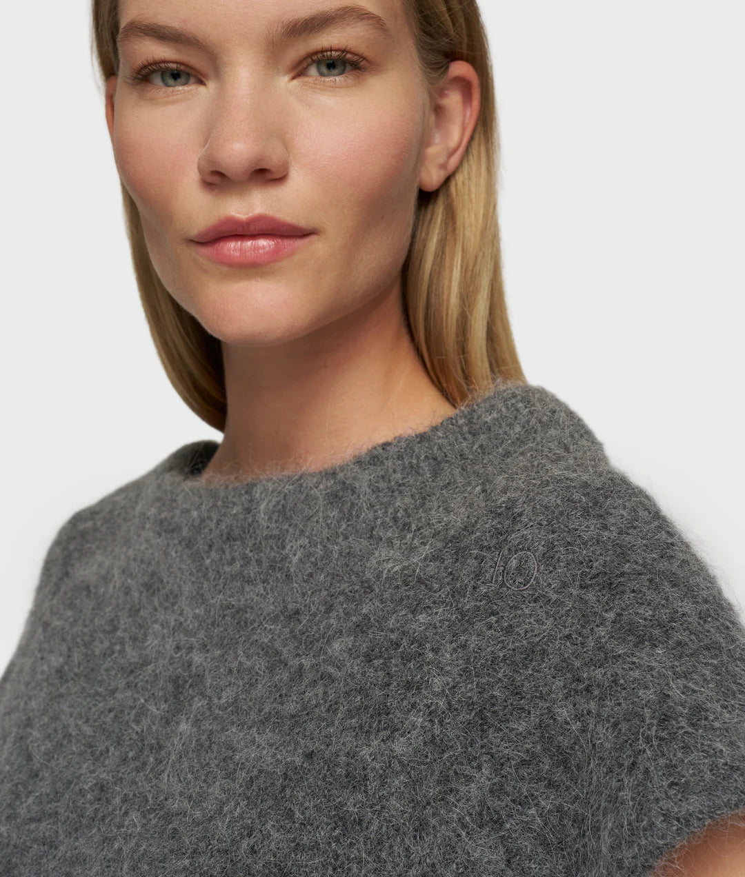 10 Days ballon hairy knit top