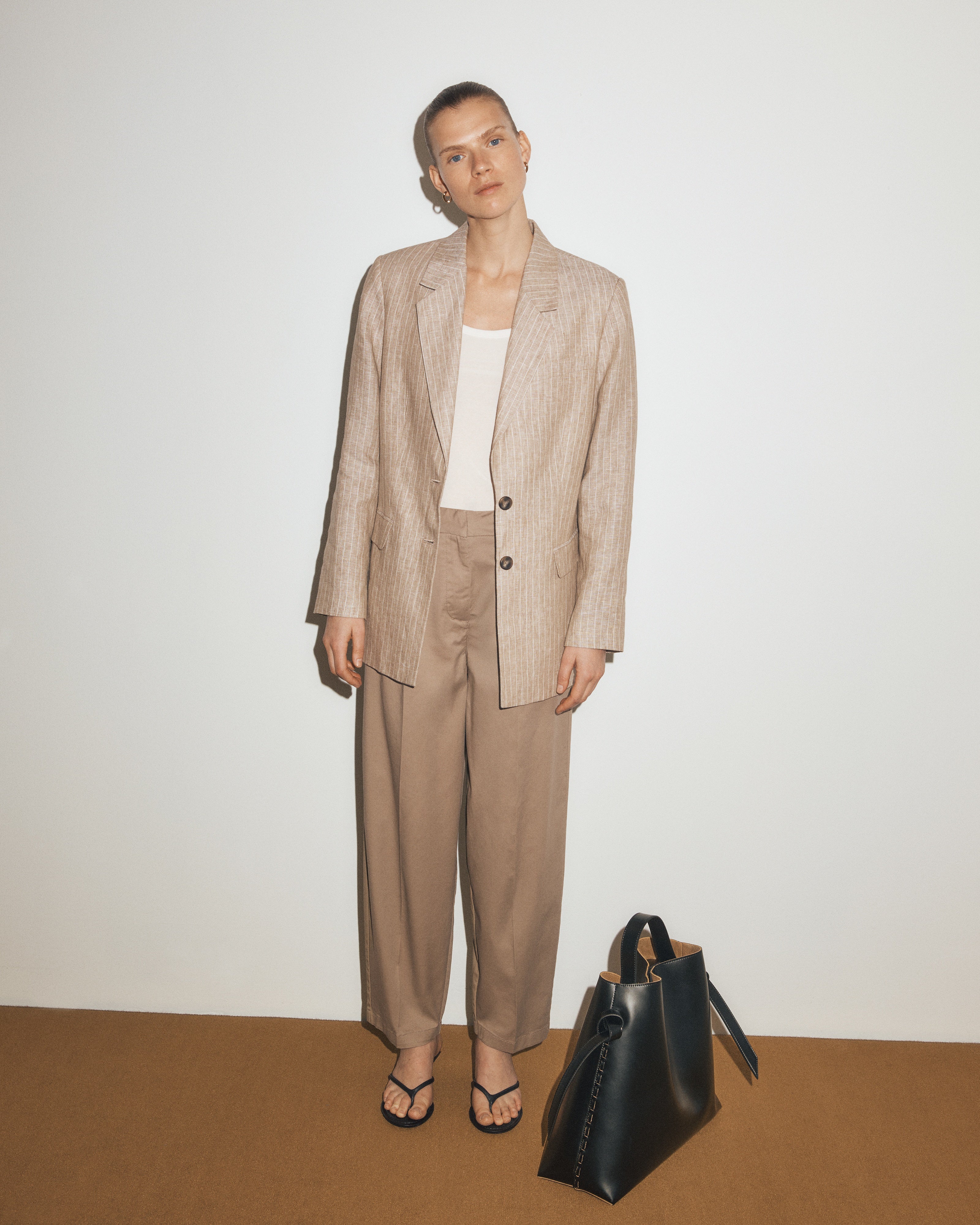 Selected Ida Relaxed linen blazer