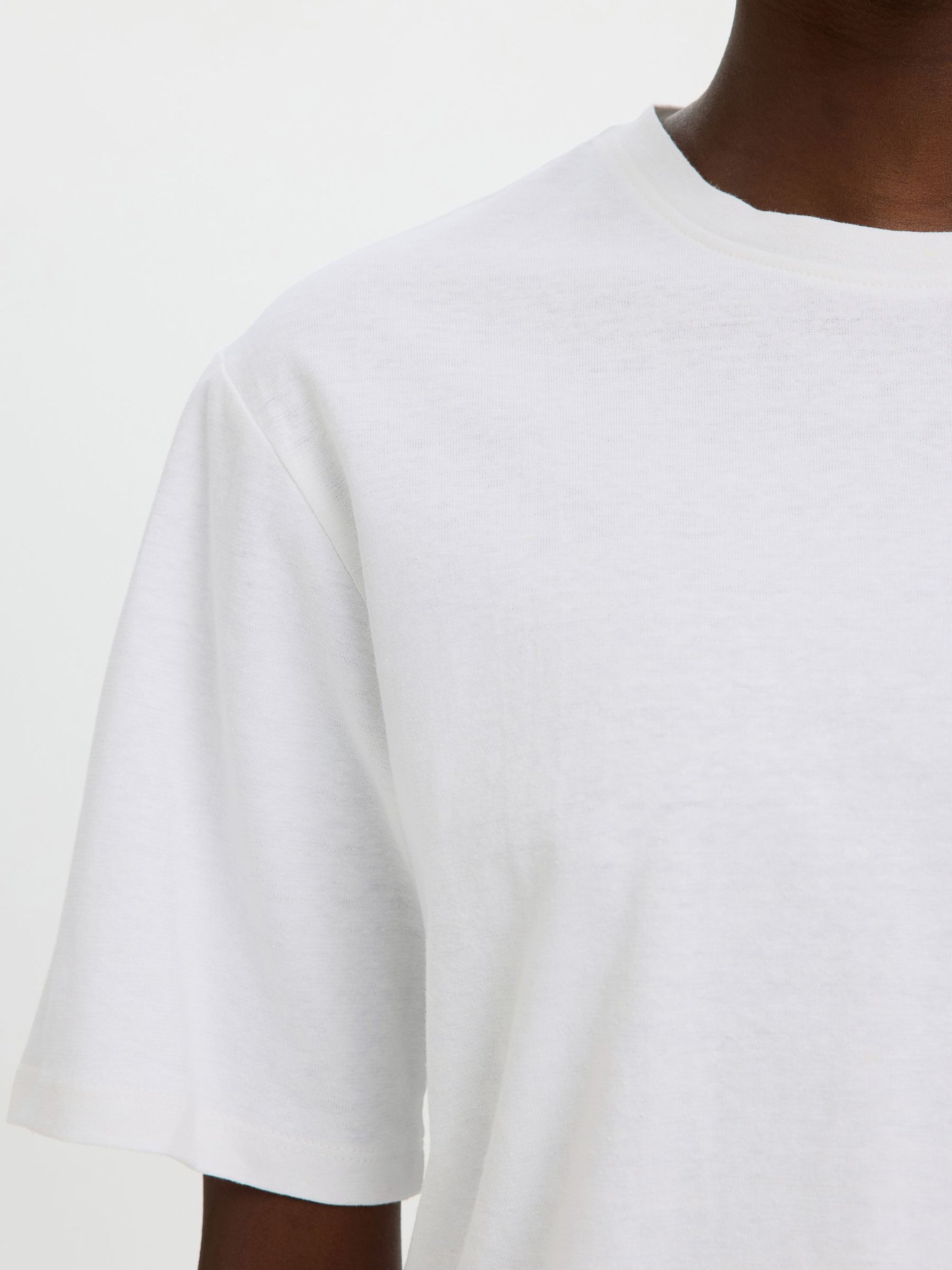 Selected | SLFAda linen blend tee