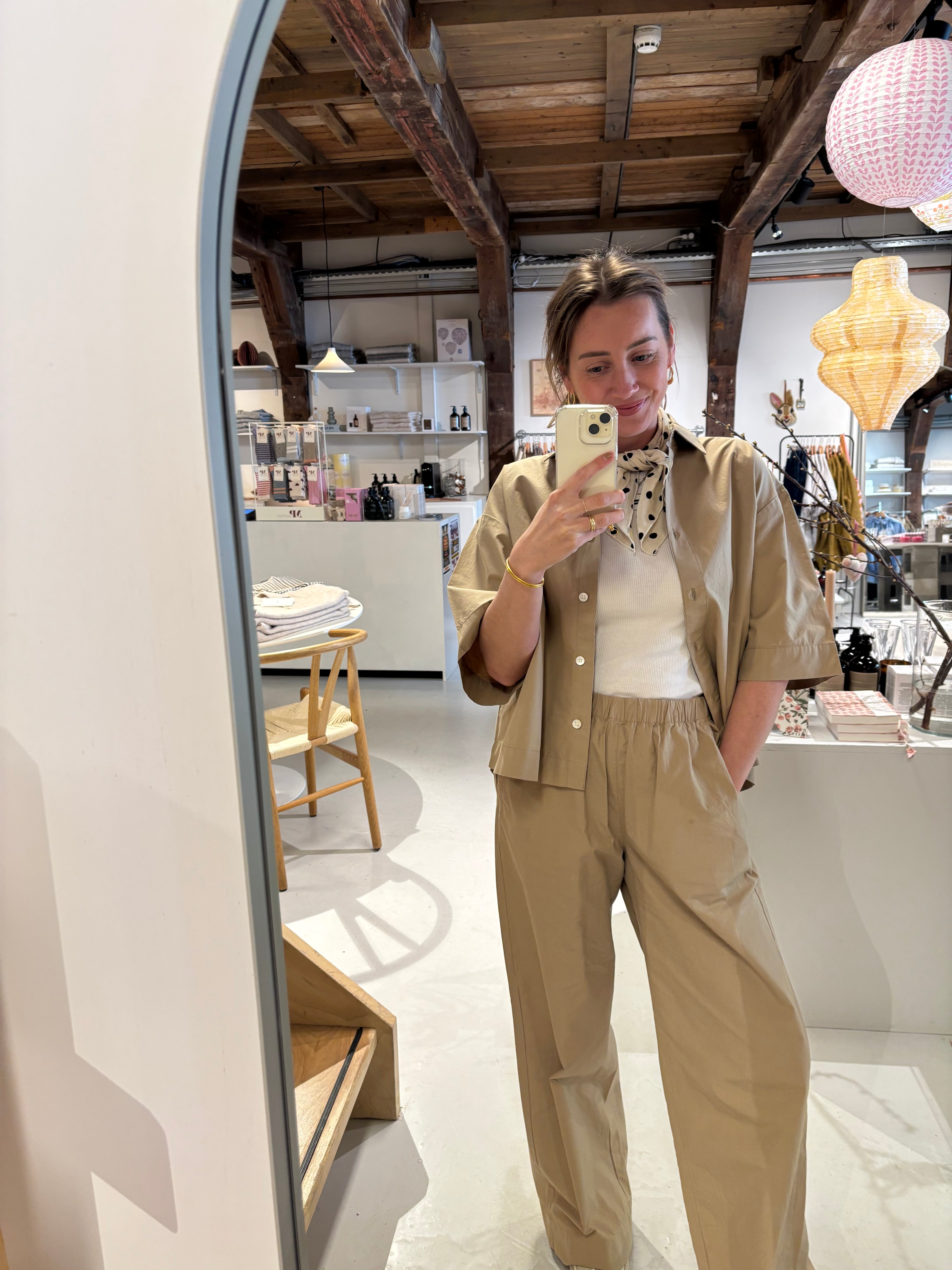 Gai + Lisva Christine Poplin Pants