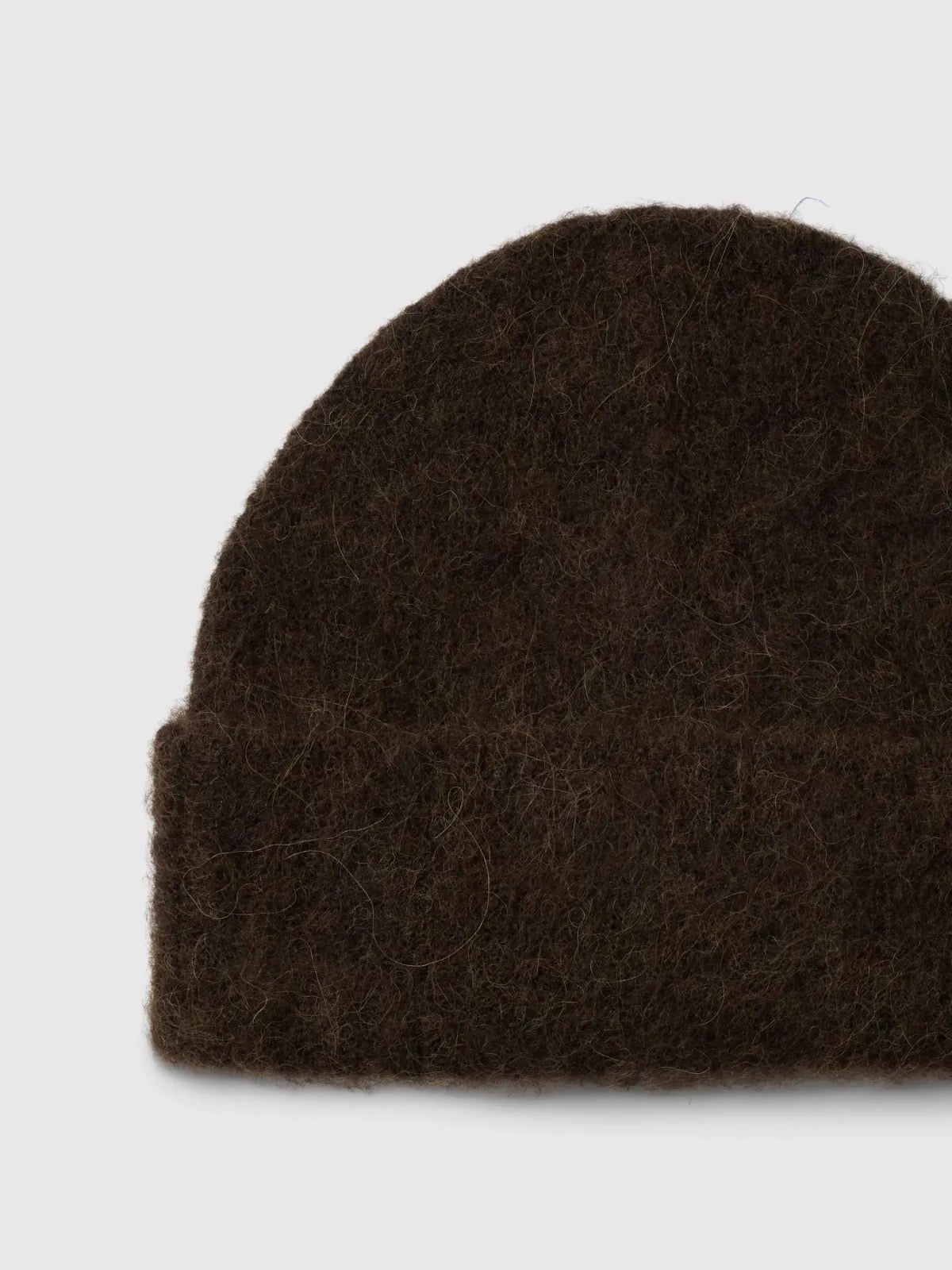 Selected lulu brushed wool blend beanie