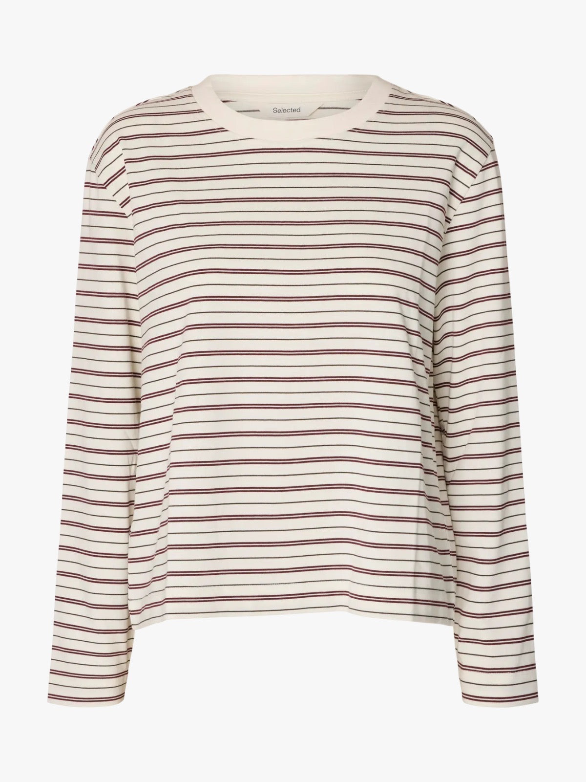 Selected striped boxy tee NOOS