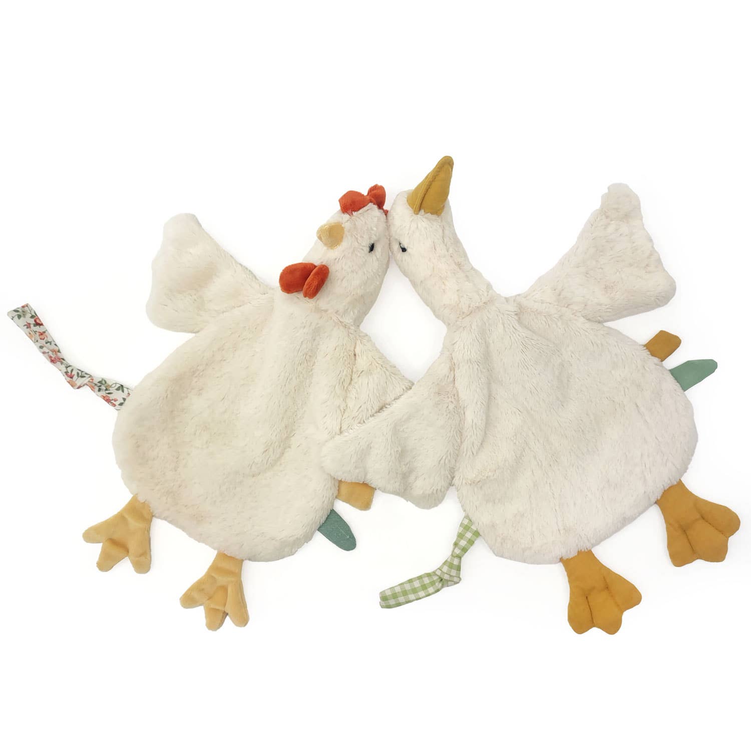 Knuffeldoek boerderijdier gans wit