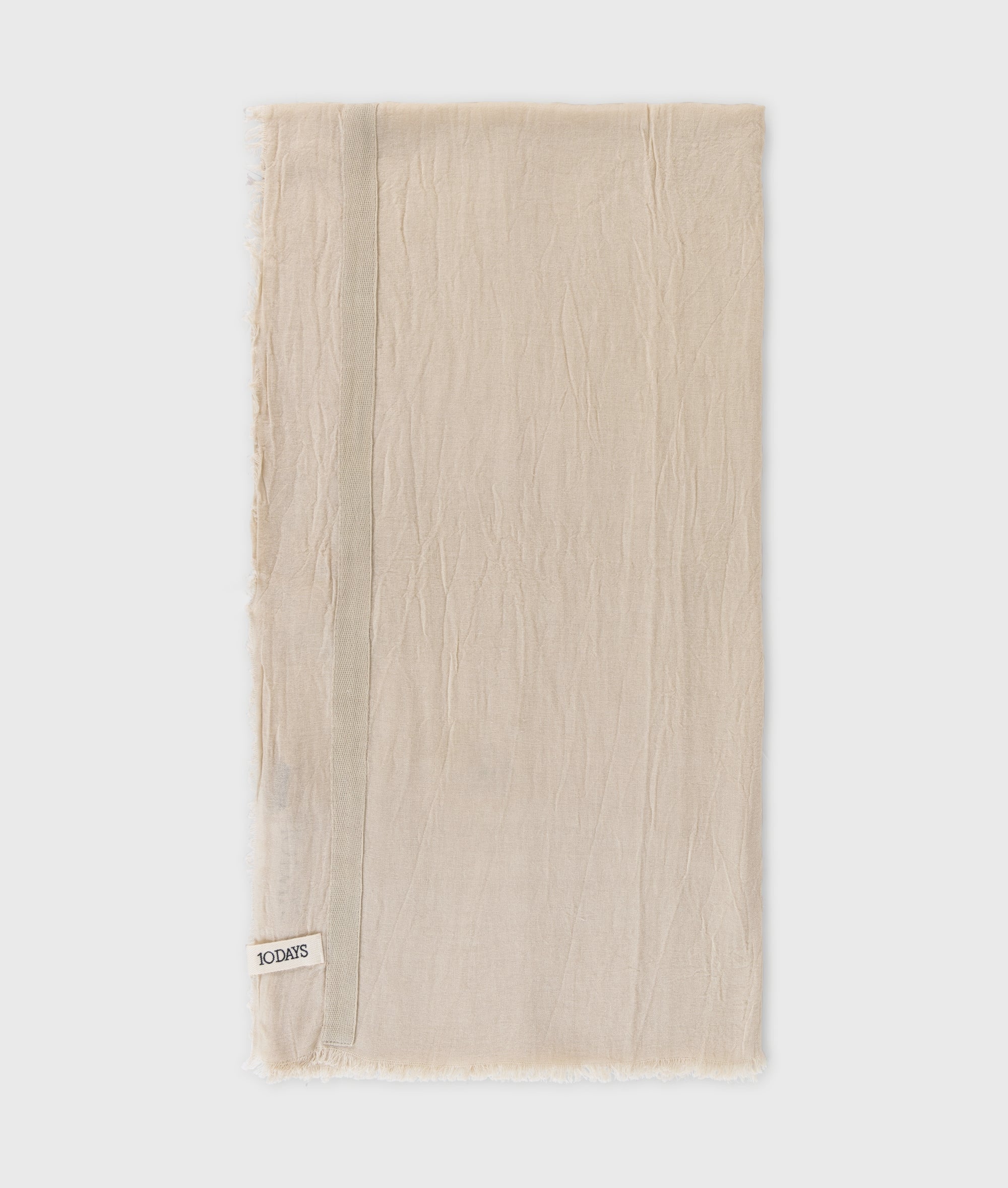 10 Days scarf cotton ecru