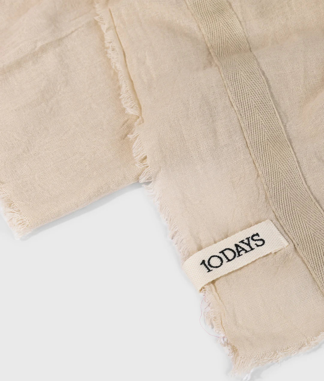 10 Days scarf cotton ecru