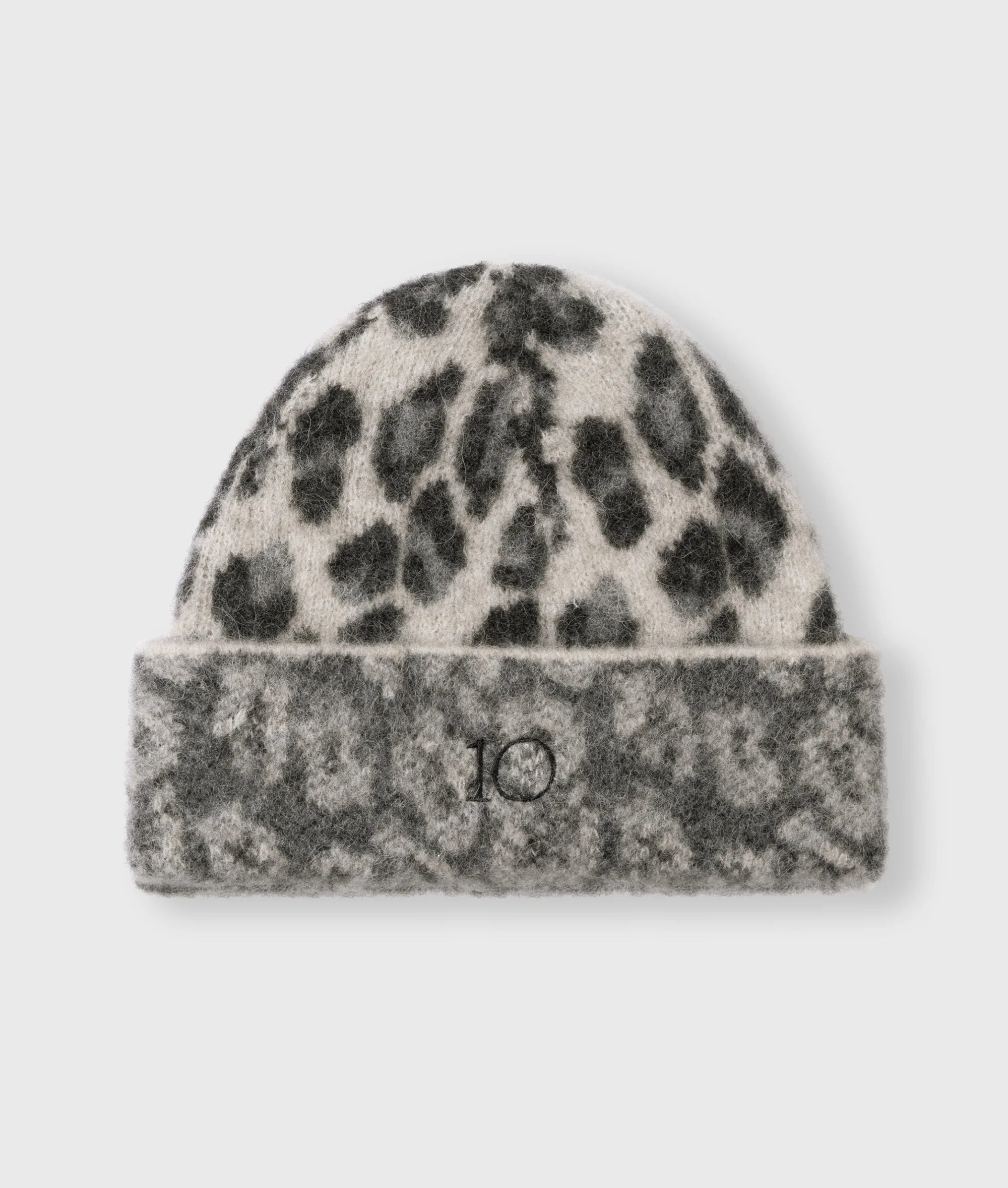 10 days knit beanie leopard