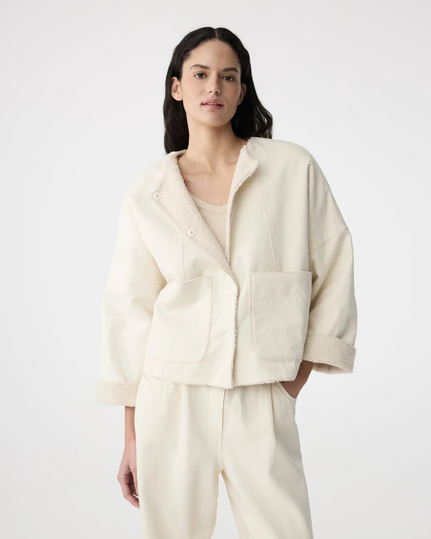 Knit-ted Summer jacket | Voorjaarsjas Ivory