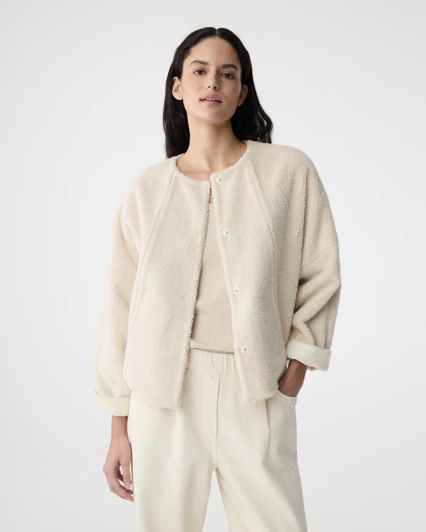 Knit-ted Summer jacket | Voorjaarsjas Ivory