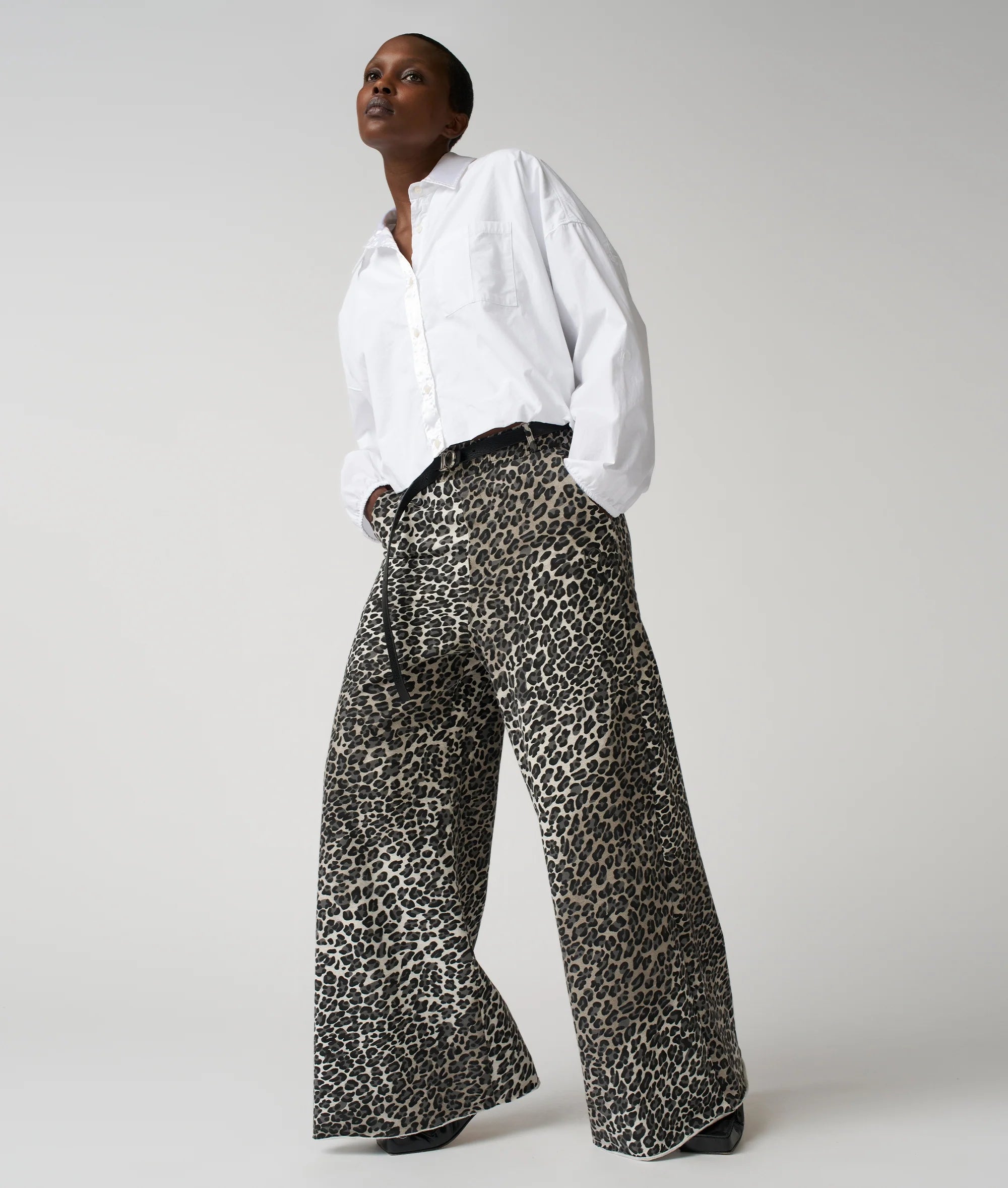 10 Days wide leg jogger Leopard
