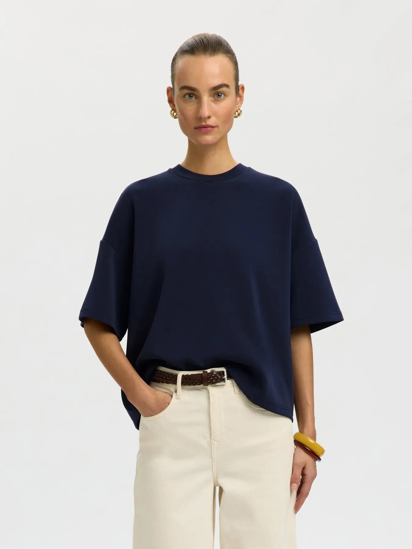 Selected Oversized Tenny tee