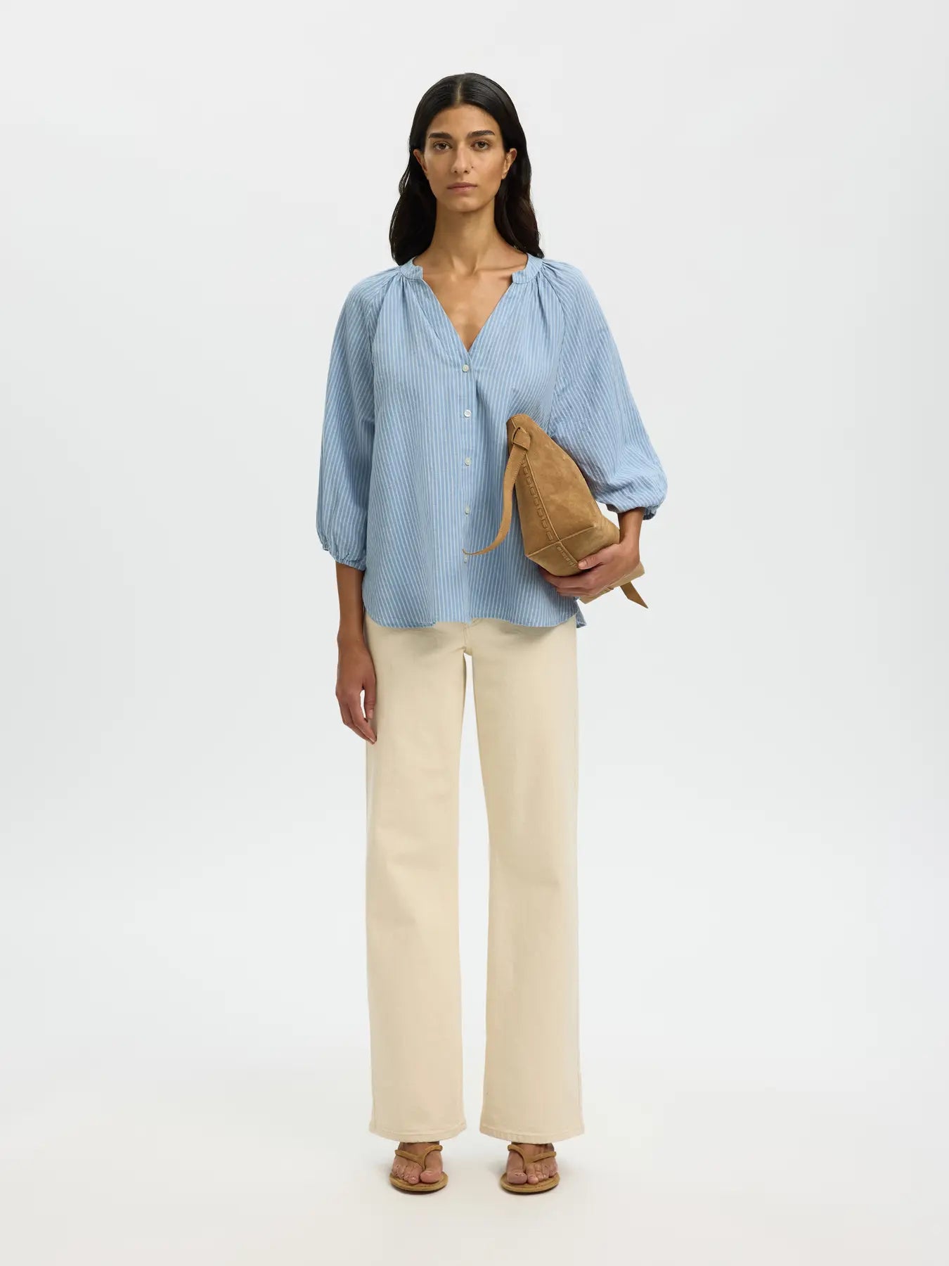 Selected SLFCleo linen shirt
