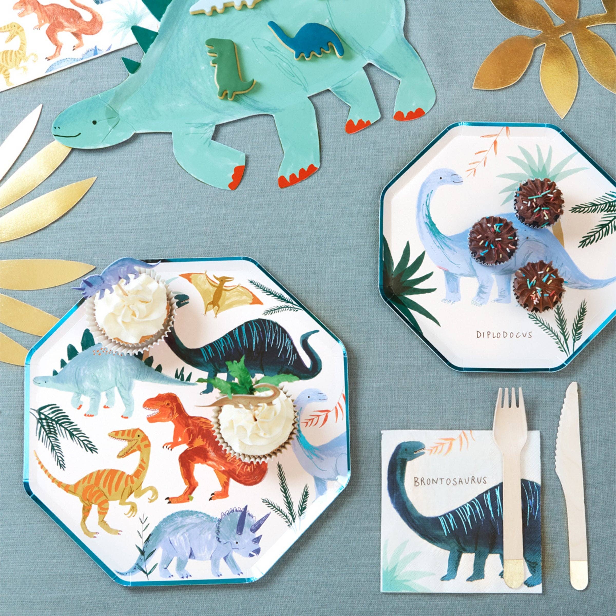 Meri Meri Dinosauriërrijk Kleine Servetten