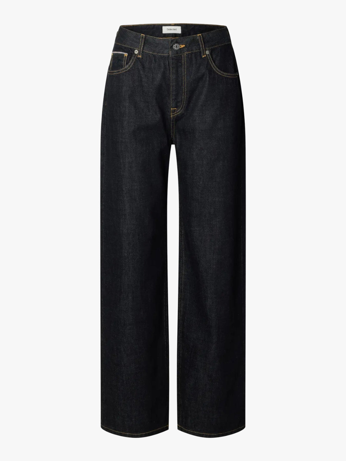 Selected SLWWide relaxed Shelly mw jeans