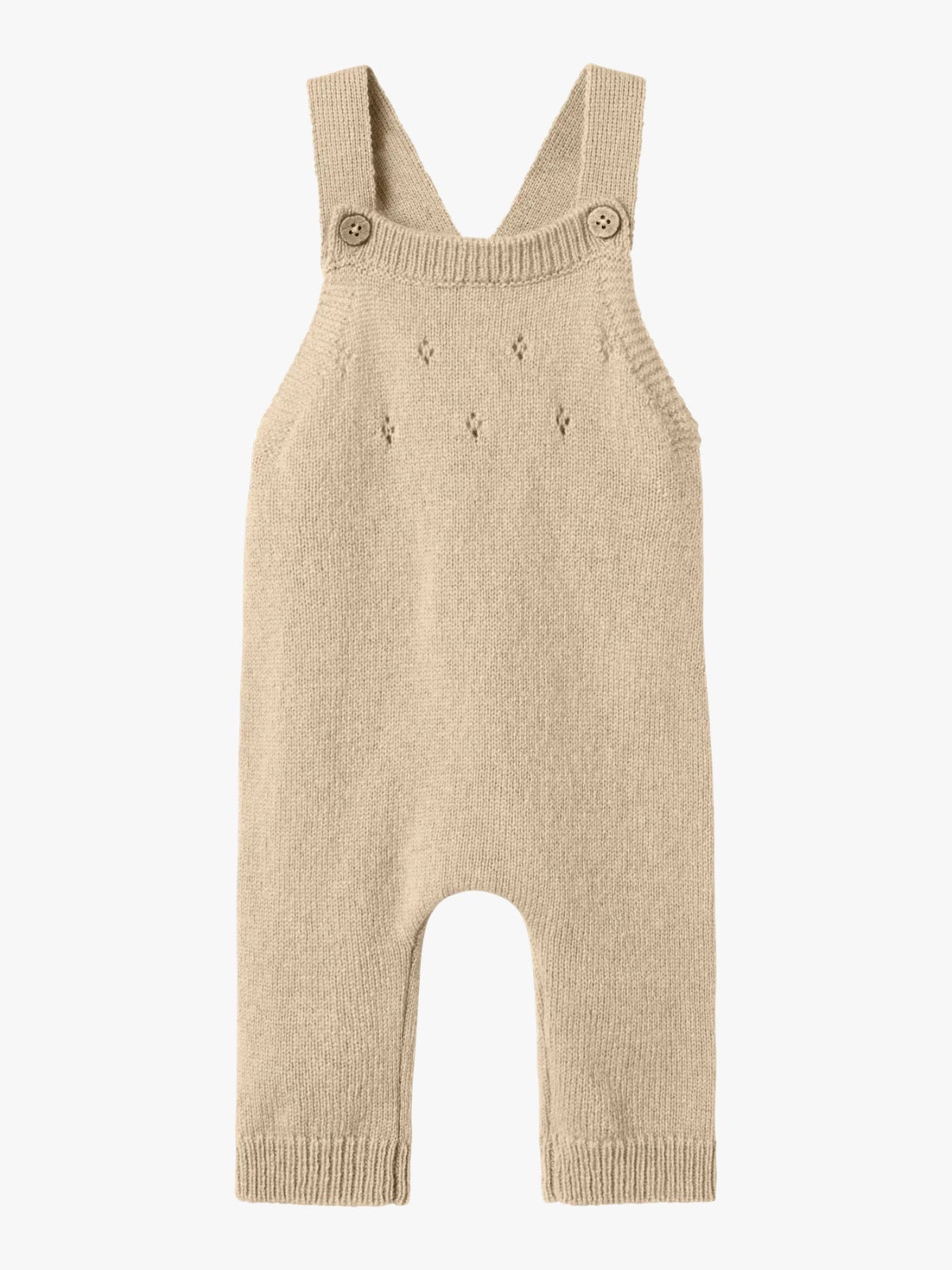 Lil Atelier Nbnnalio wool knit overall