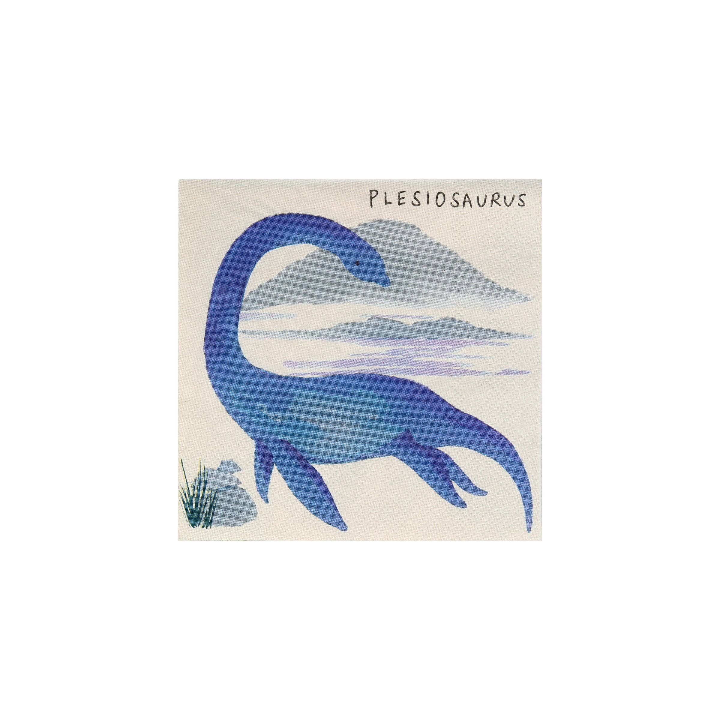 Meri Meri Dinosauriërrijk Kleine Servetten