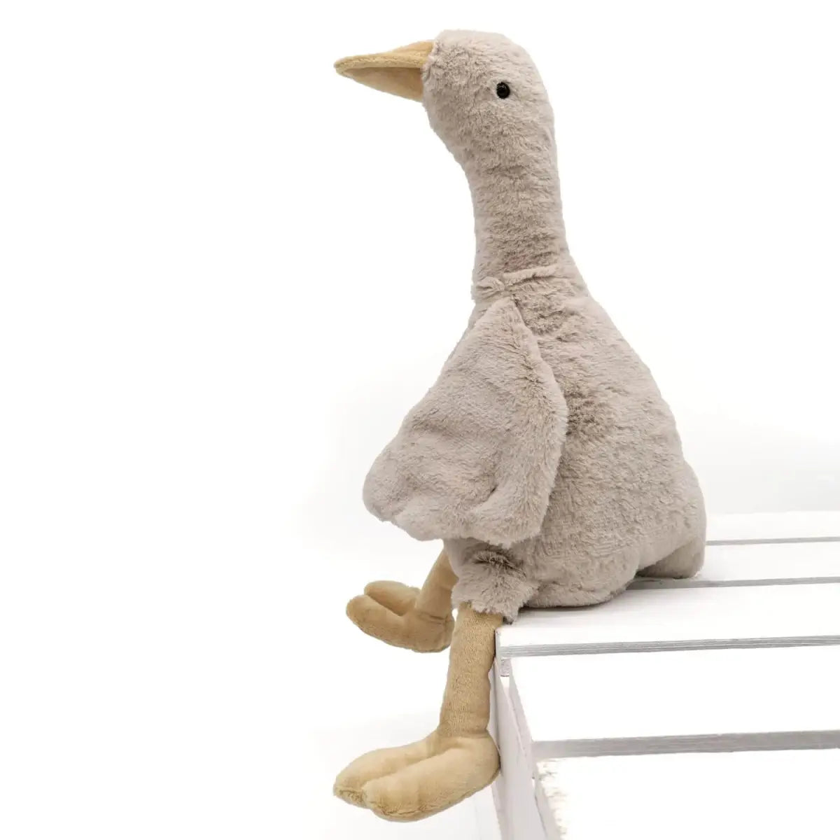 Knuffeldier boerderij grijs gans 38 cm