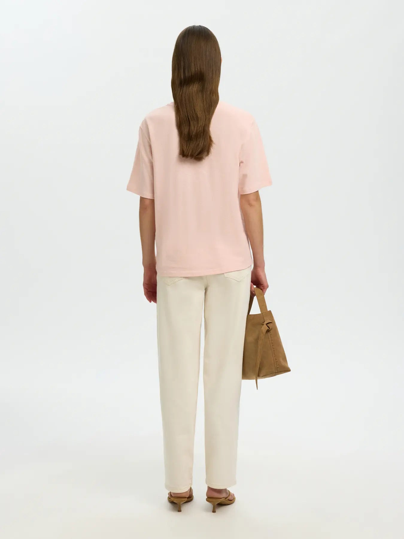 Selected | SLFAda linen blend tee