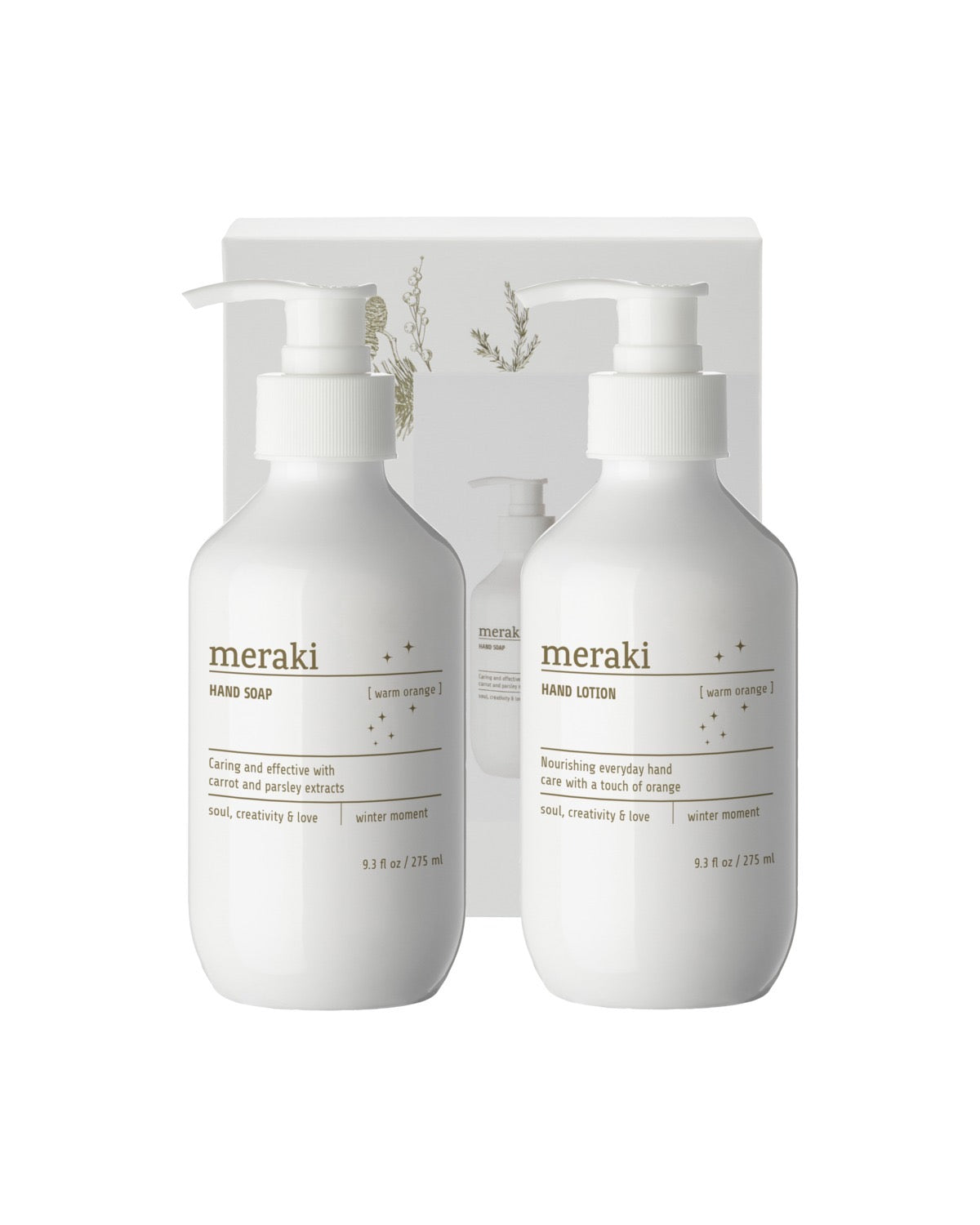 Meraki Gift box warm orange winter moment 275ml
