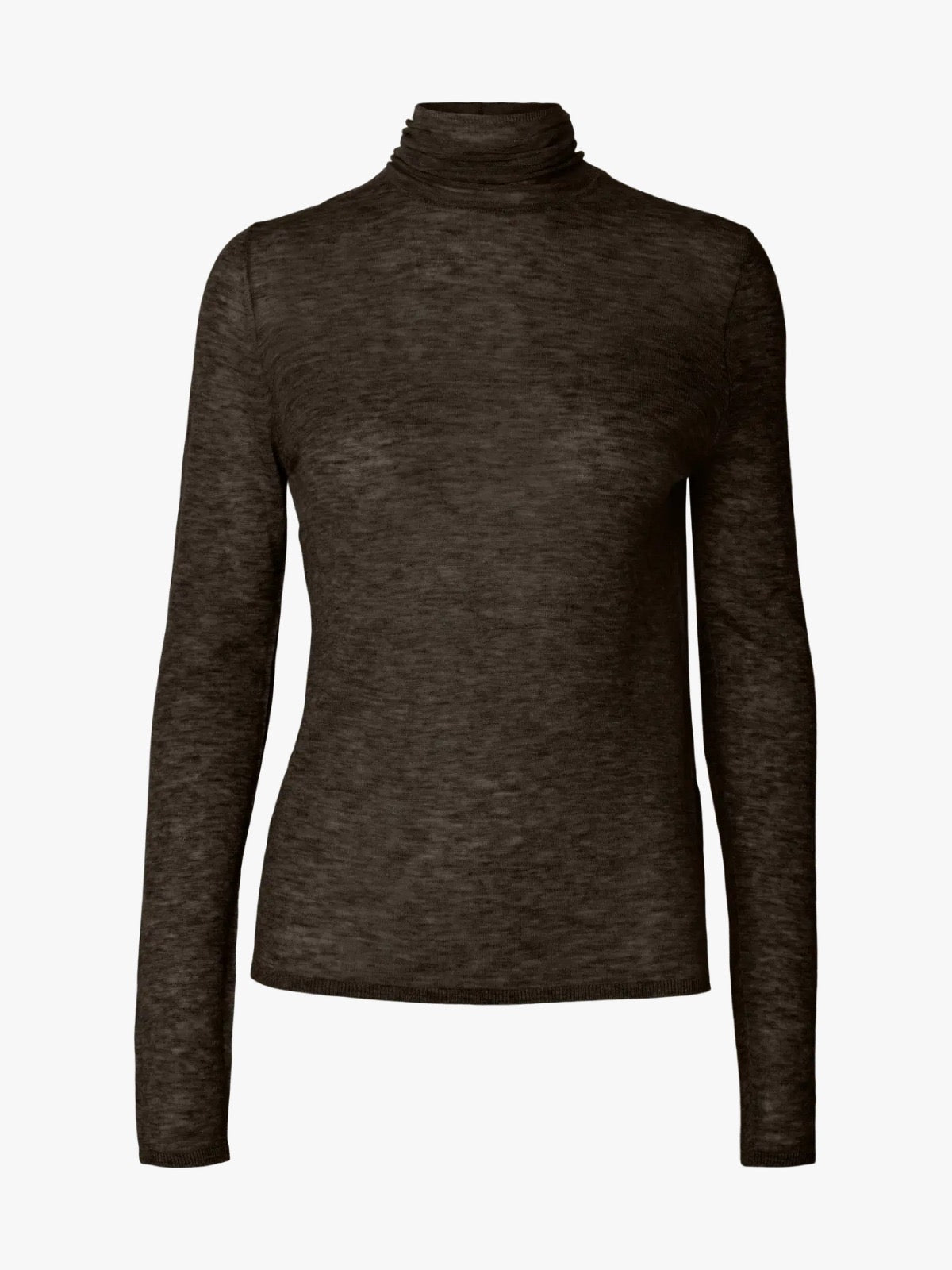 Selected Vendy wool knit roll neck