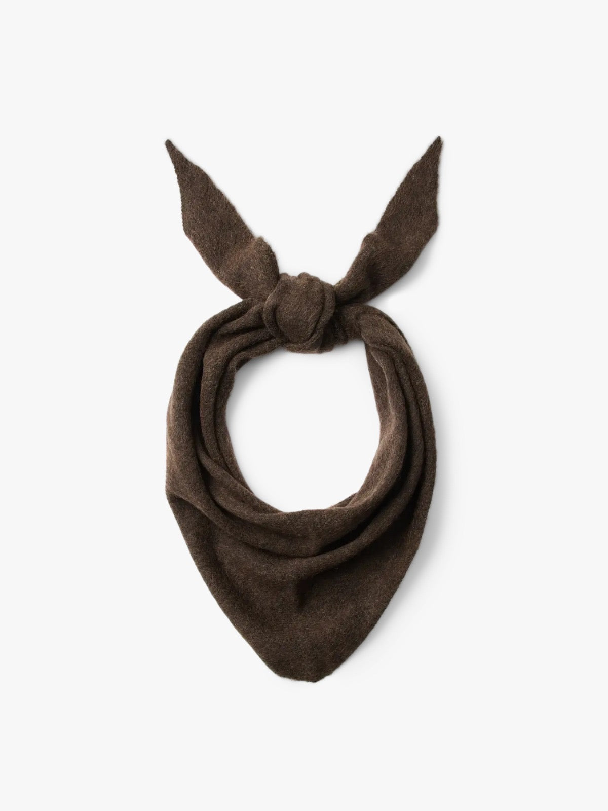 Selected Lulu brushed wool blend triangle scarf