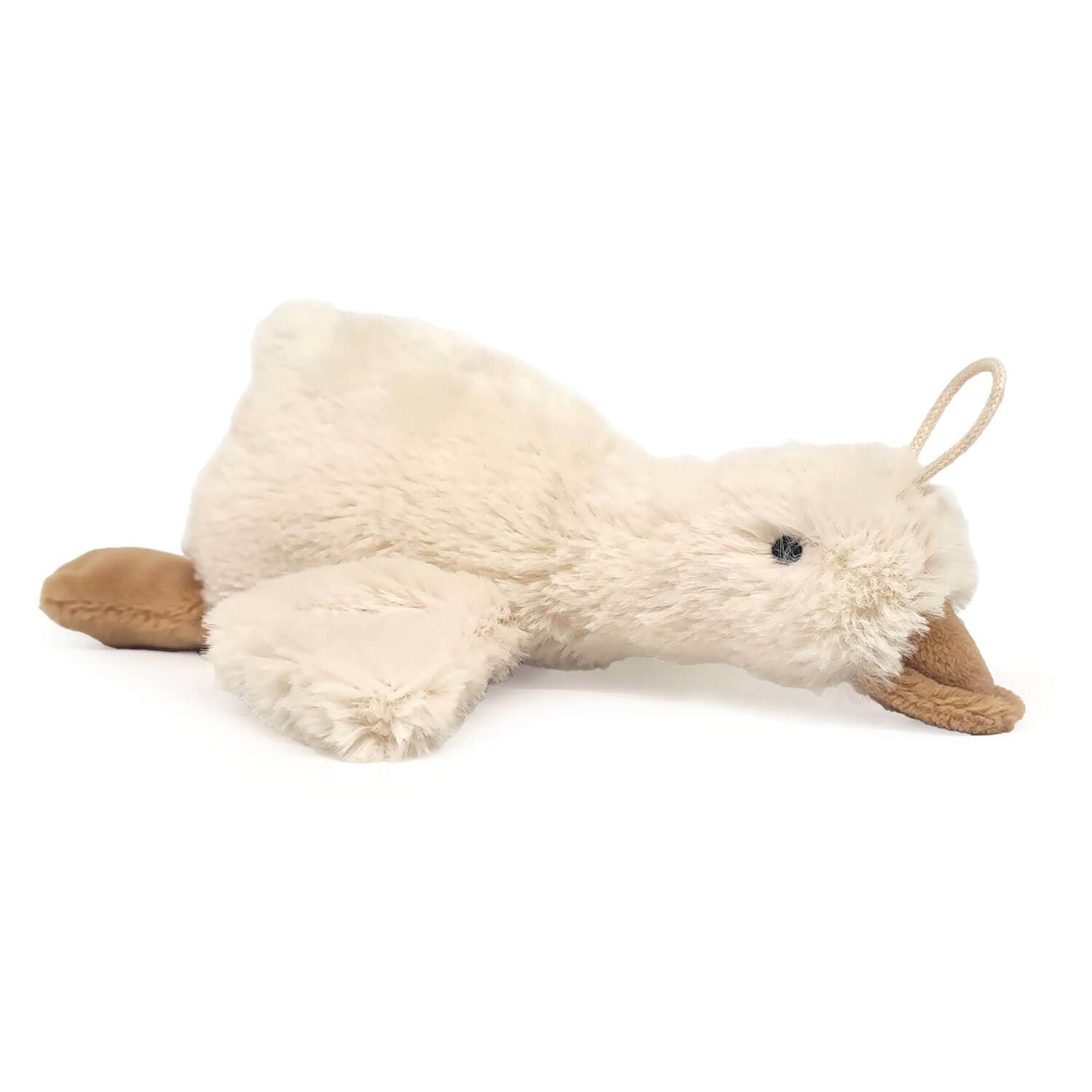 Knuffeldier Boerderijdier Gans wit, klein 15cm
