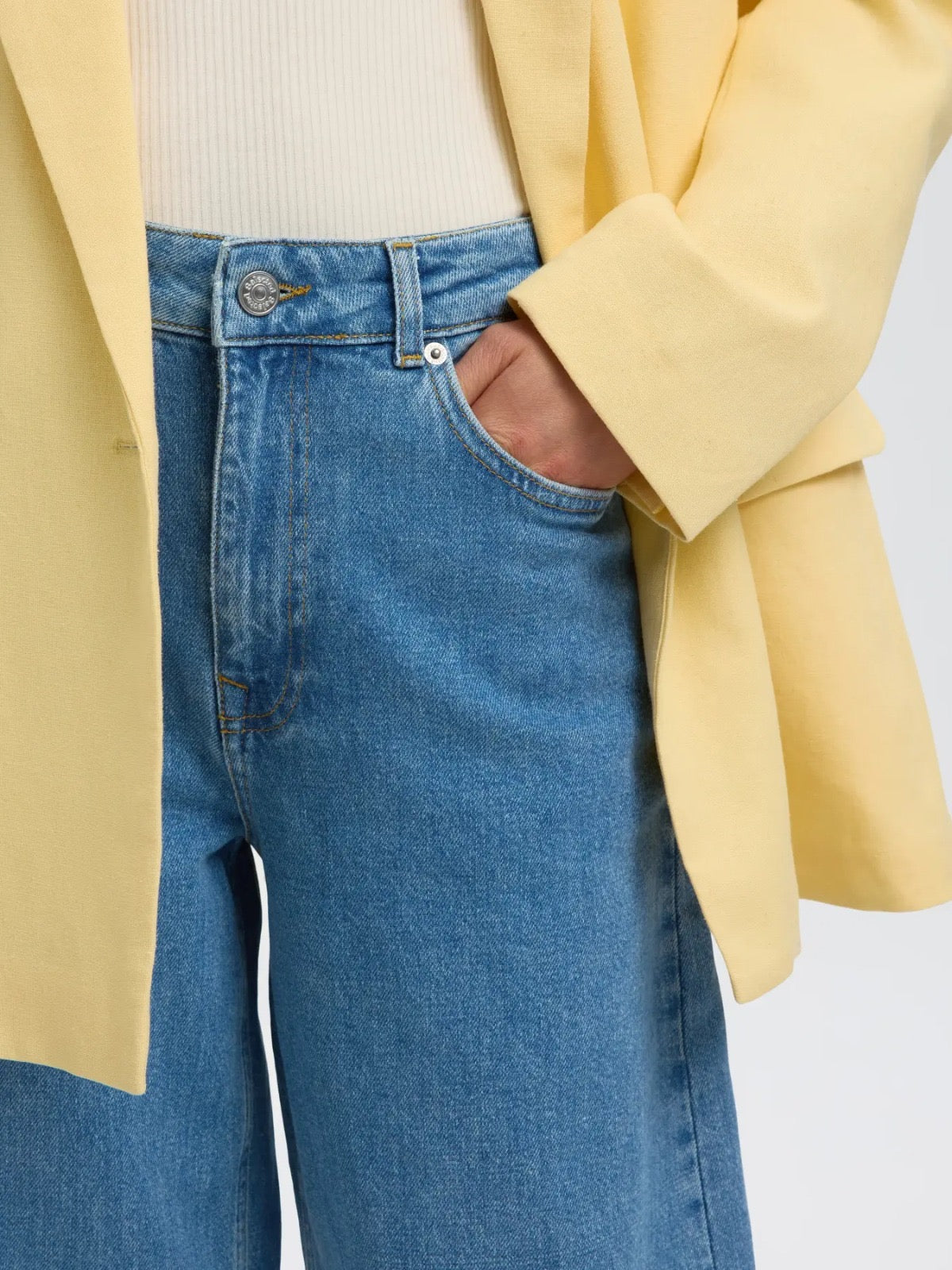 Selected Femme Ane-Kori loose fit barrel jeans dames