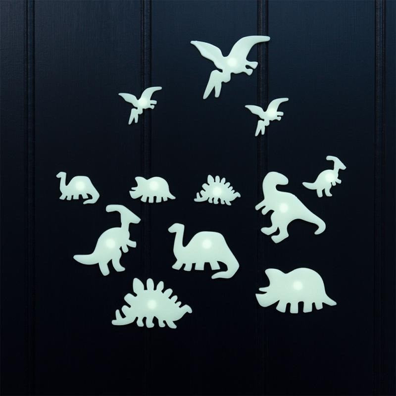 Rex London glow in the dark stick on shapes dinosaurs