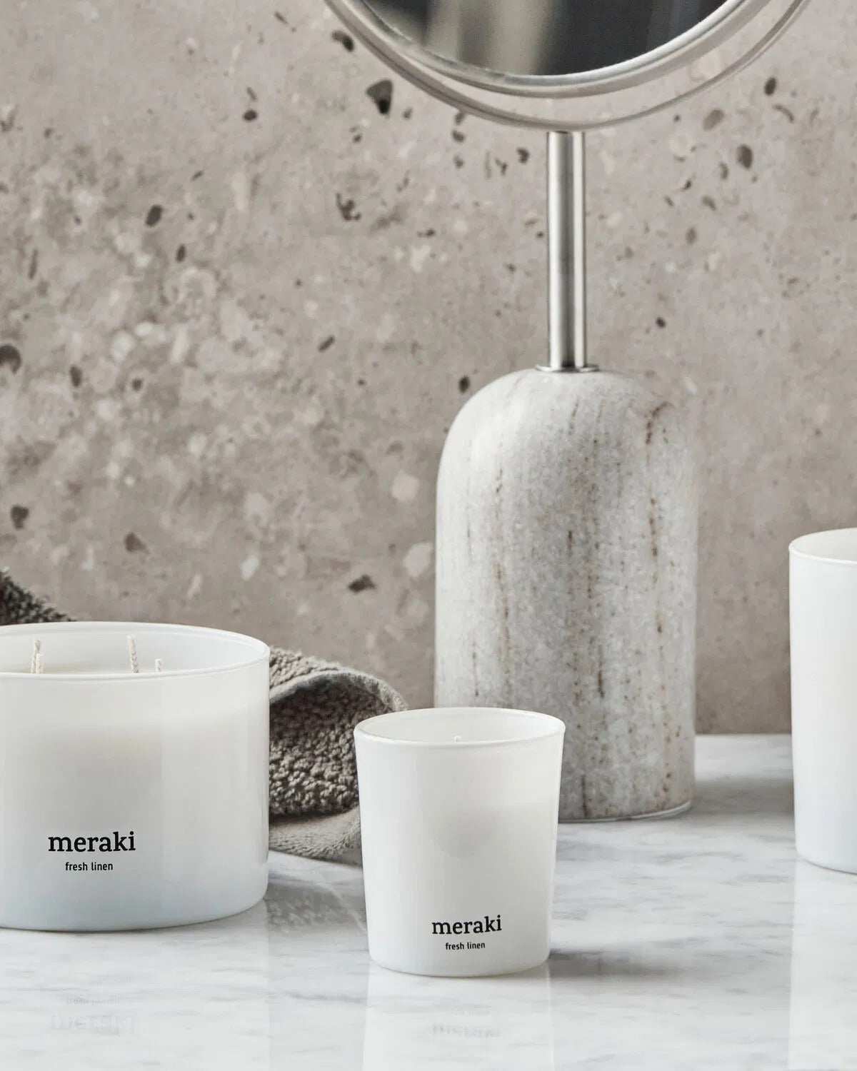 Meraki Scented candle fresh linen 60g