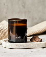 Meraki Scented Candle Dark Wood 200g