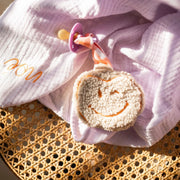 Atelier Pomme Pacifier Cloth Pomme Teddy | Oopsy orange