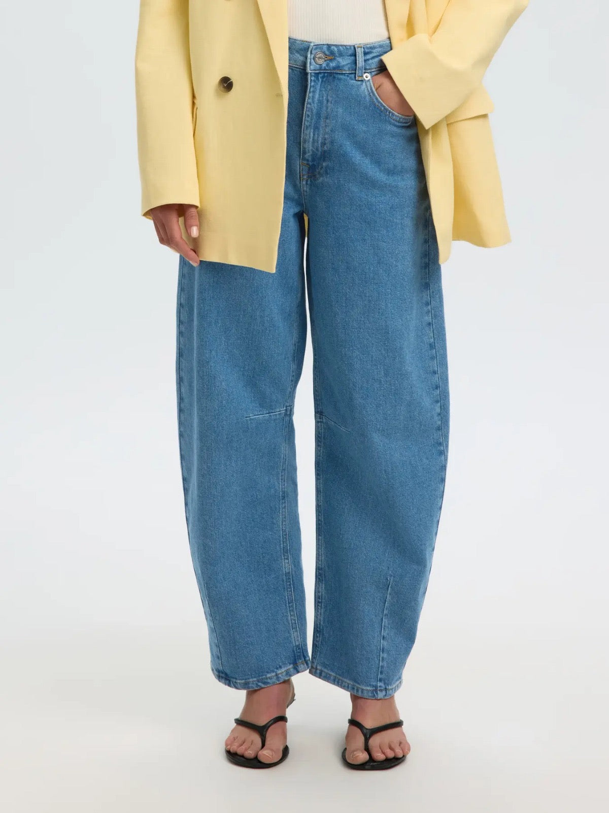 Selected Femme Ane-Kori loose fit barrel jeans dames