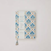 Paper Mirchi Blokgedrukt Gelijnd Notitieboek (A5) - Trellis Indigo