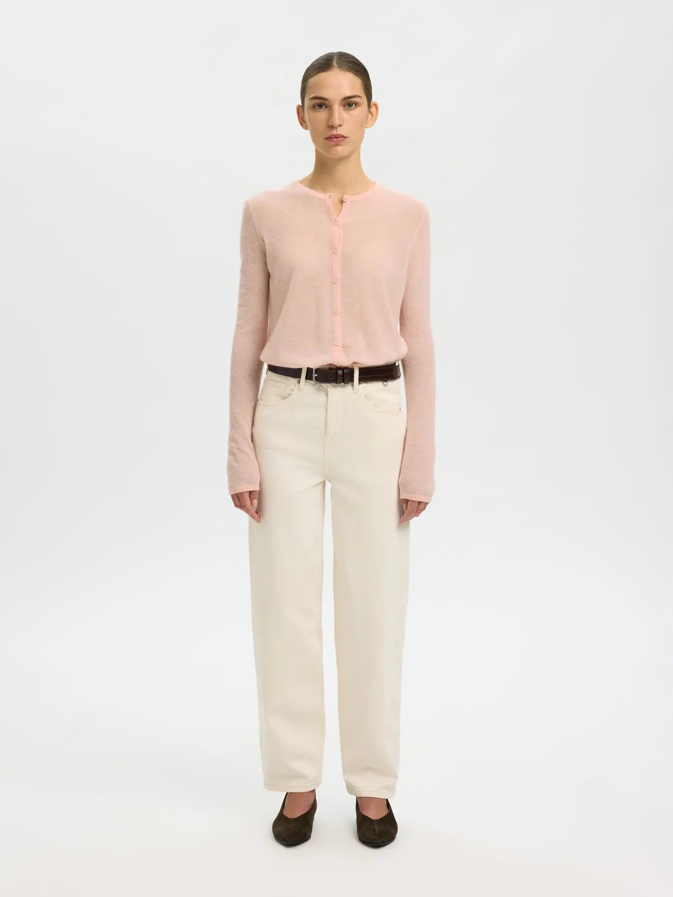 Selected Femme Shirley knit cardigan dames vest