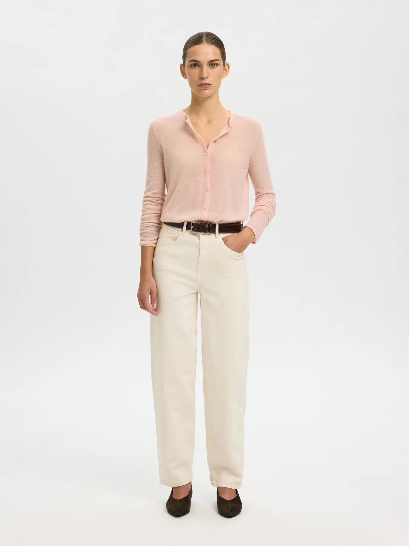 Selected Femme Shirley knit cardigan dames vest