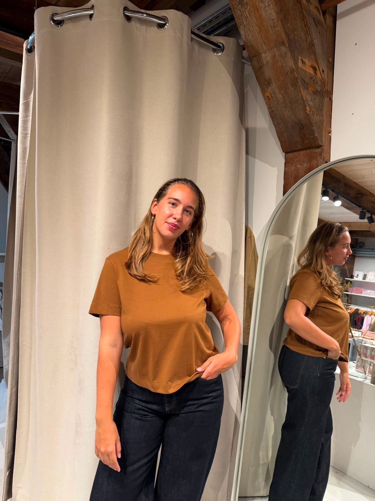 Selected SLFEssential boxy tee NOOS