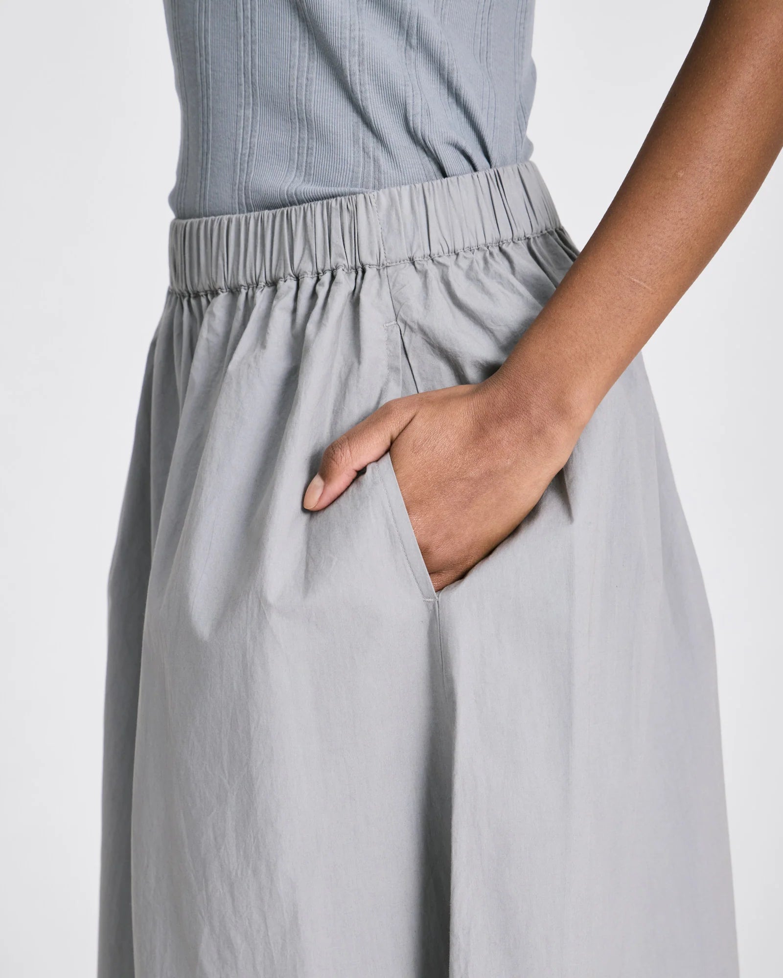 Gai + Lisva Alice Poplin Skirt
