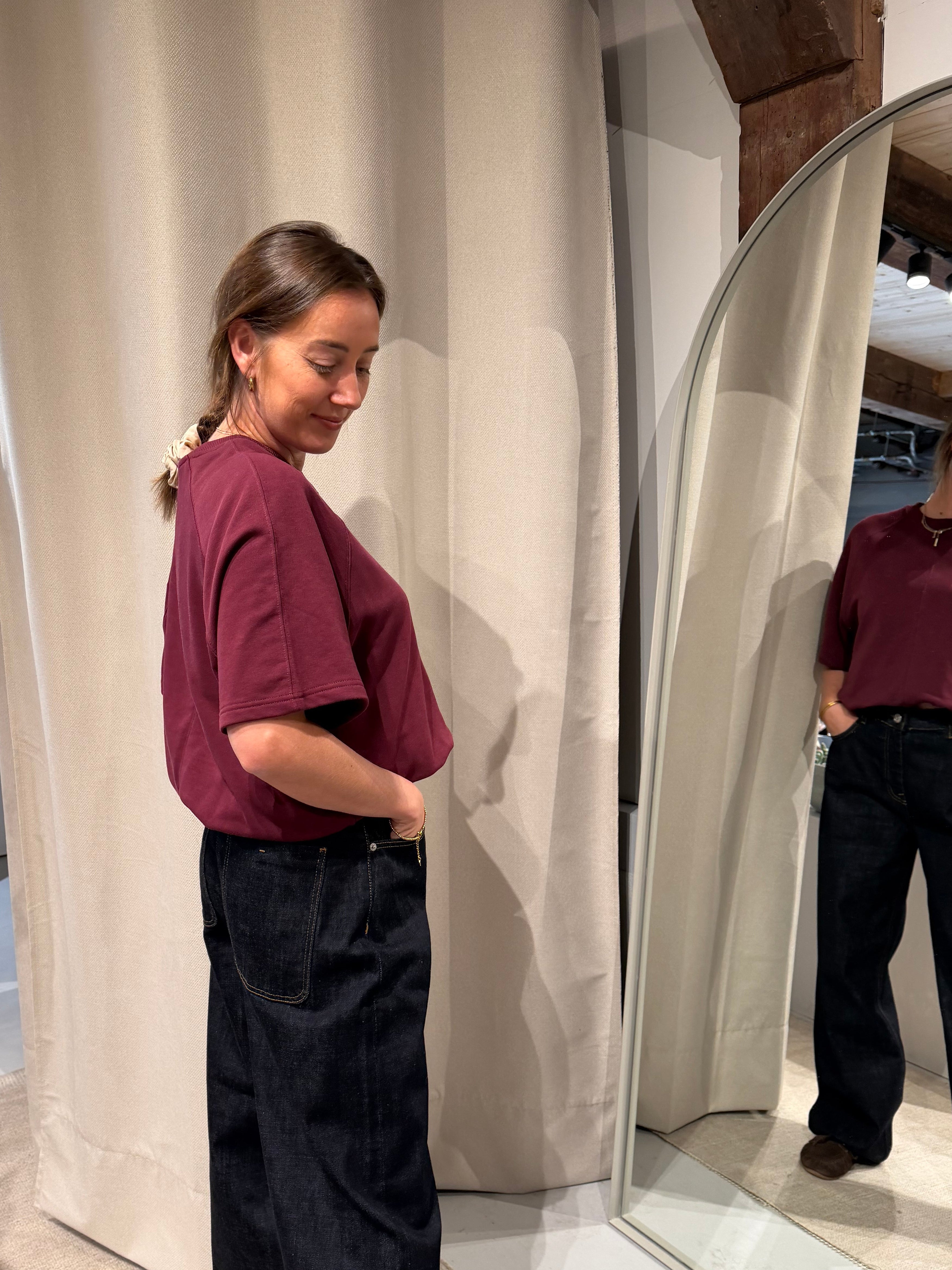 Selected SLWWide relaxed Shelly mw jeans