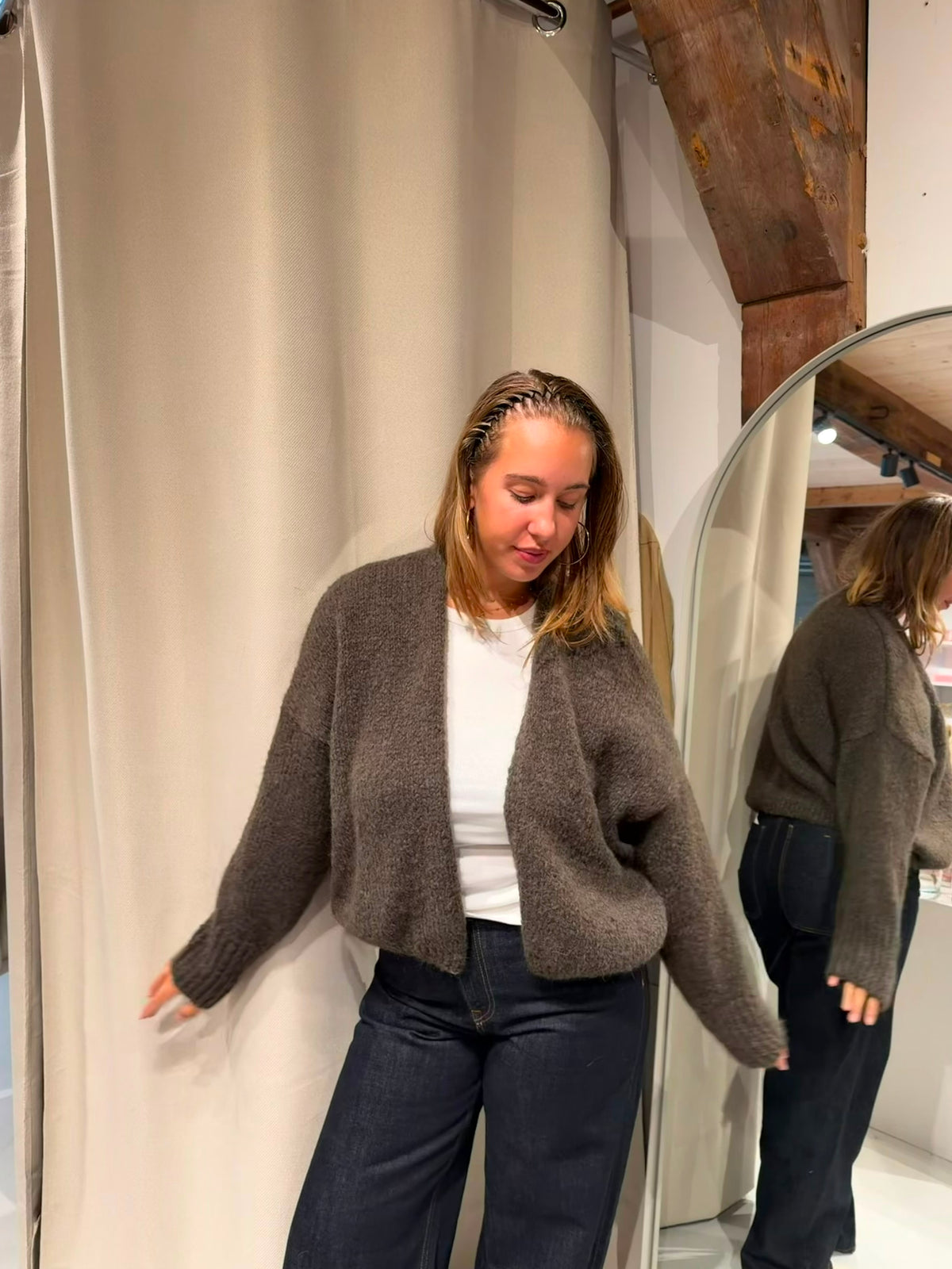 Knit-ted Becky cardigan | Alpaca vest dames