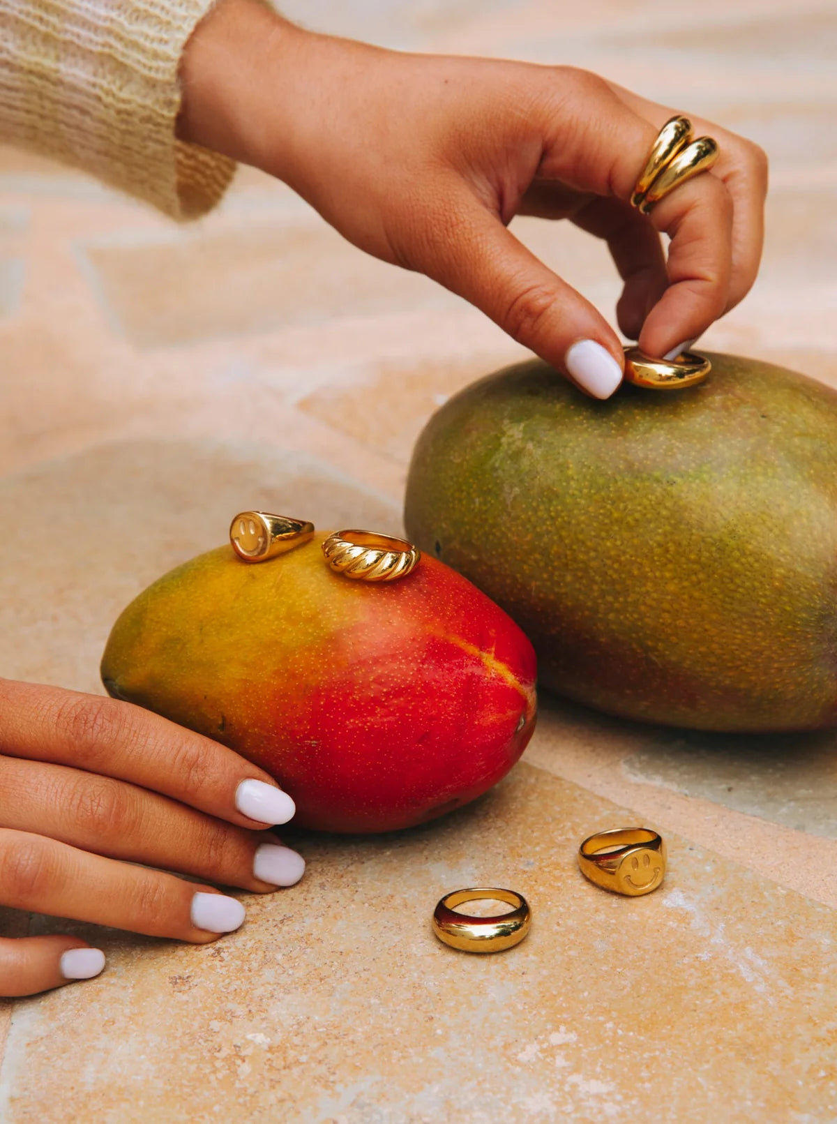 Bonnie Studios Smiley ring