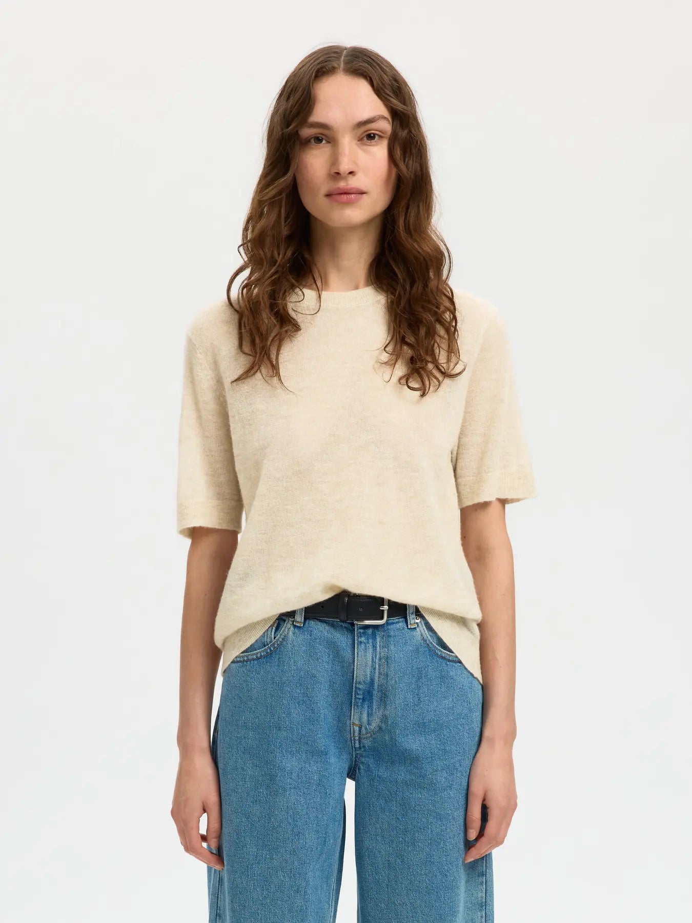 Selected Femme Shirley knit pull O-hals dames