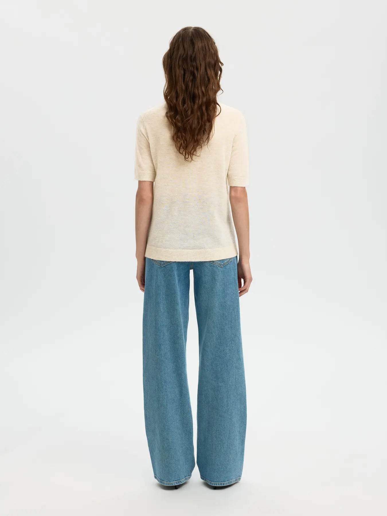 Selected Femme Shirley knit pull O-hals dames