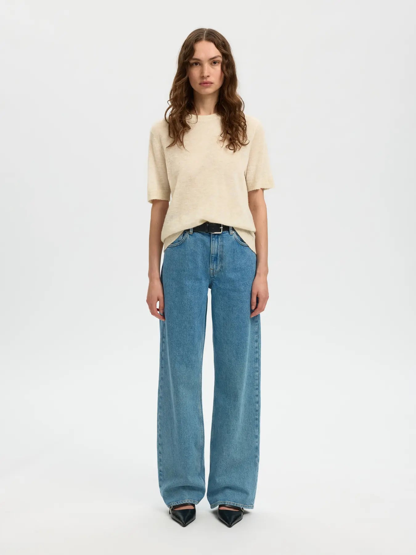 Selected Femme Shirley knit pull O-hals dames