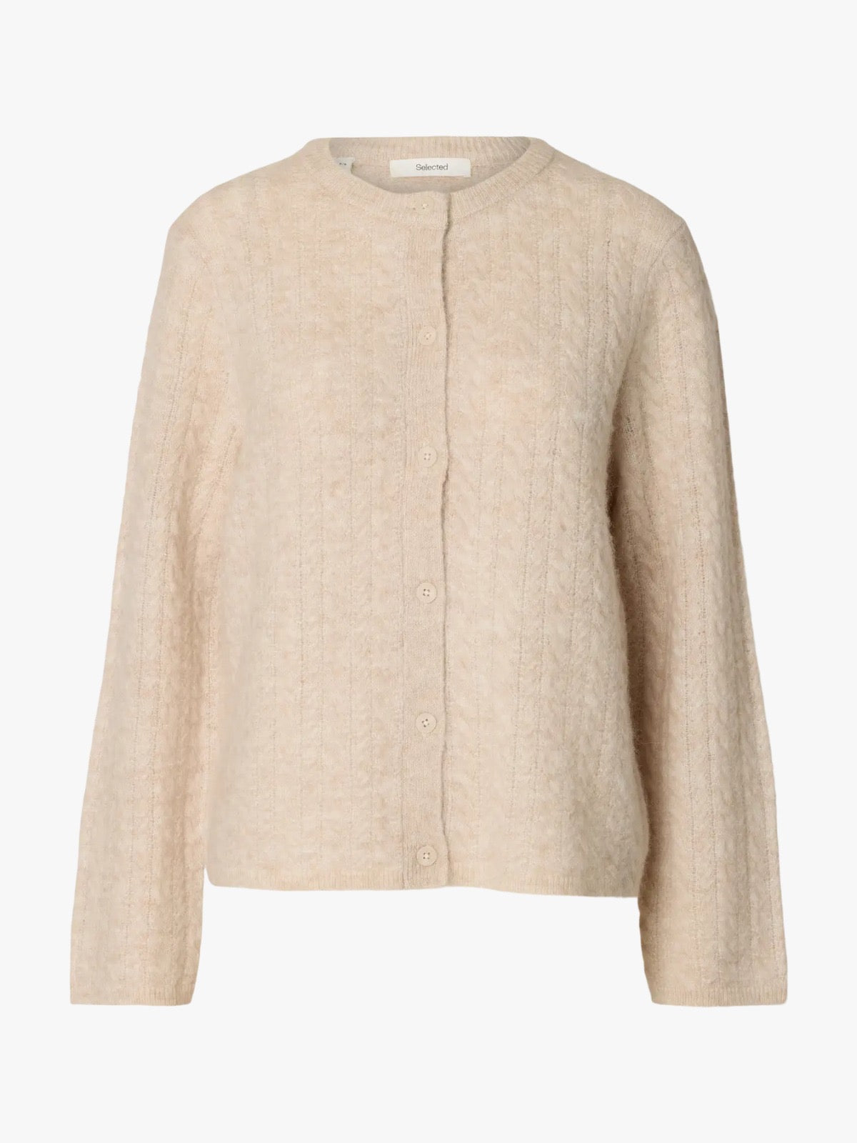 Selected Lulu New Knit Cable Cardigan