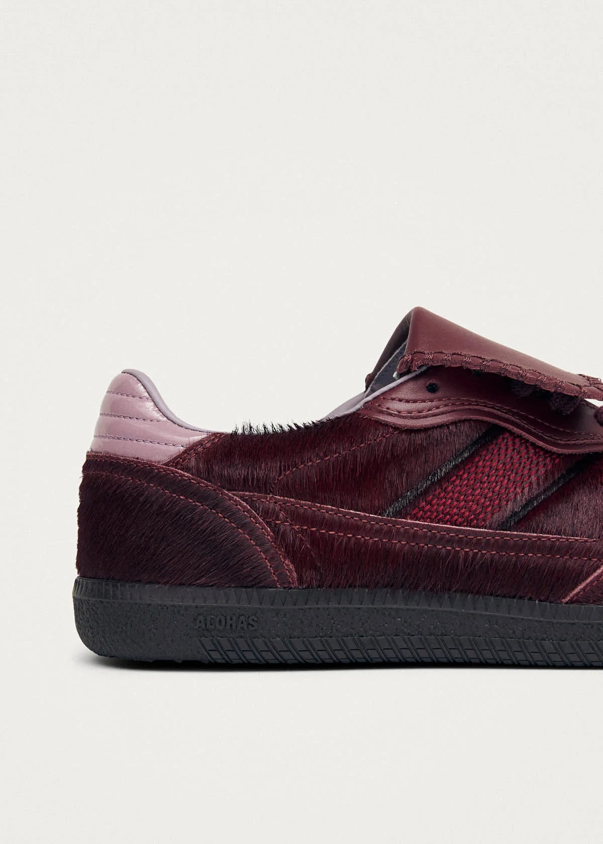 Alohas Club soft burgundy Leather sneakers