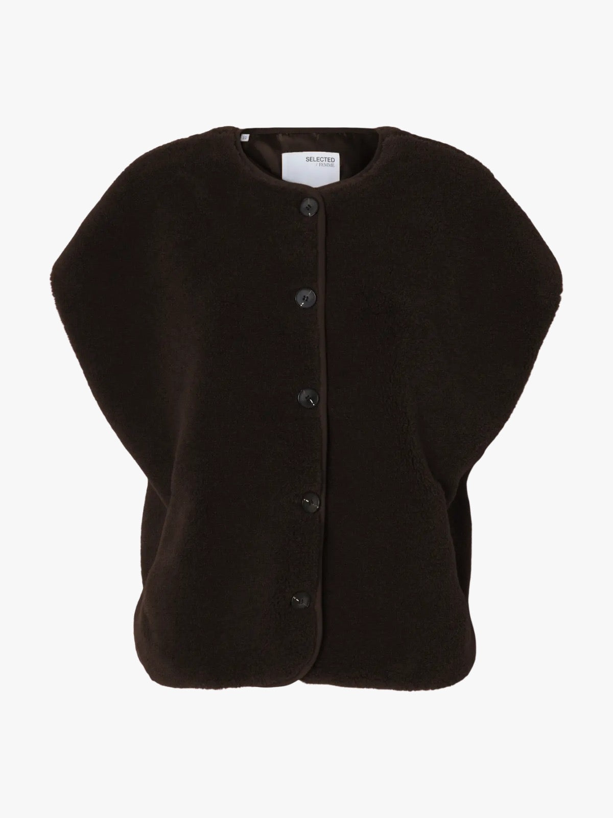 Selected Milla Short Teddy vest