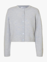 Selected SLFSia Ras knit cropped cardigan