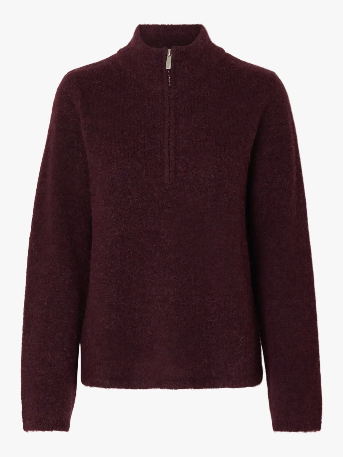 Selected SLFLulu knit half zip 16098140